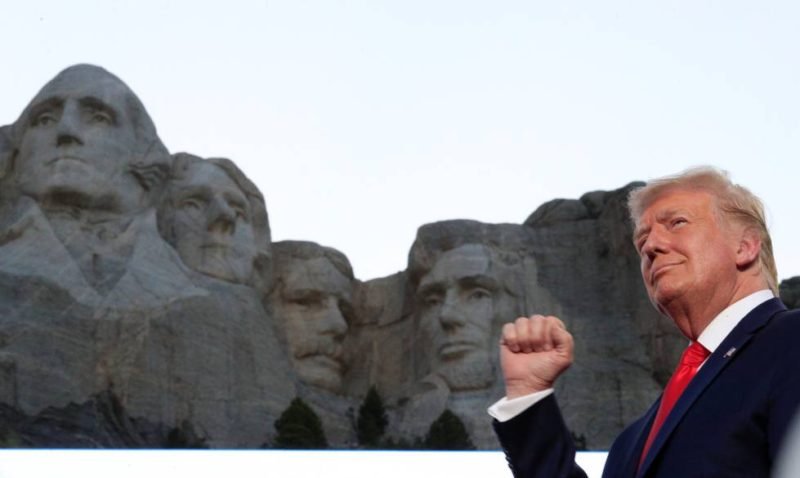 Trump monte rushmore