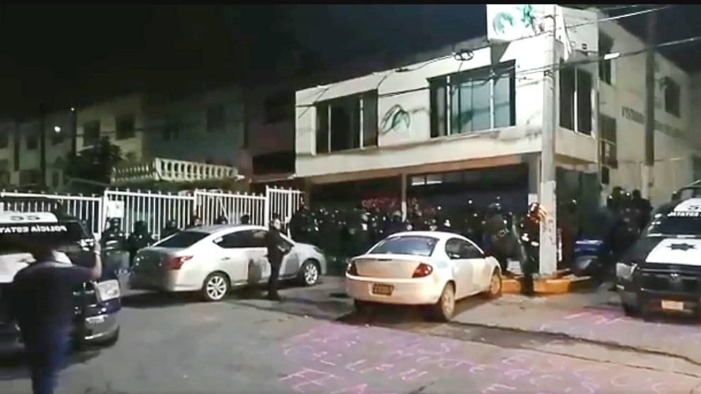 desalojo violento