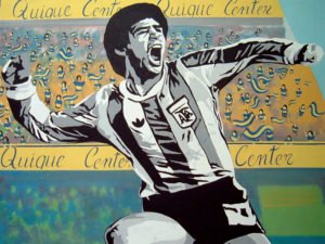 Graffiti of Diego Armando Maradona. 17381121