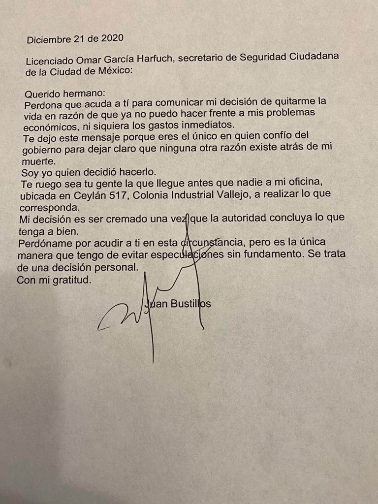 ¡Hasta pronto Juan Ramón! Muere Bustillos; todo indica que fue un suicidio