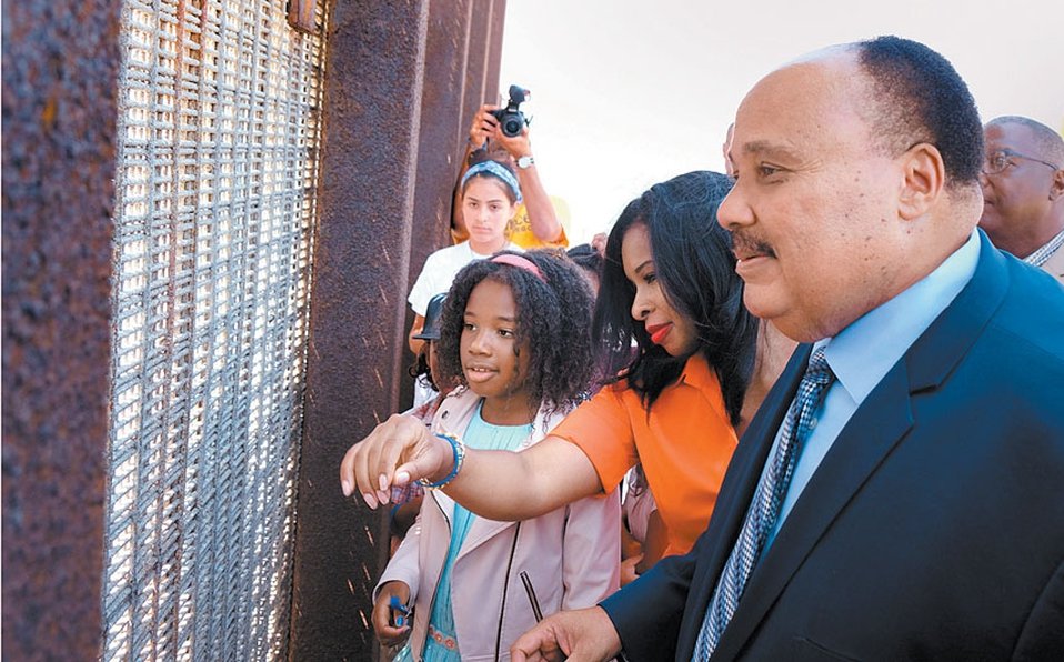 luther king iii visito frontera luther king iii visito frontera
