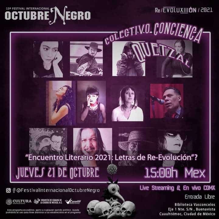 OCTUBRE NEGRO LITERATURA VASCONCELOS