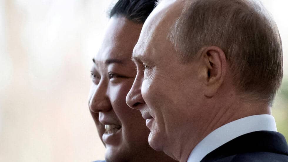 Kim Jong-un Vladimir Putín
