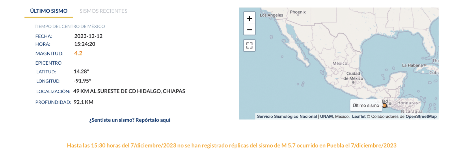 sismos