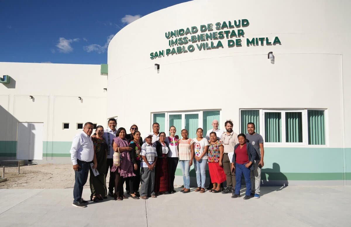 oaxaca sheinbaum visito unidad salud