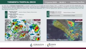 tormenta tropical erick 2025