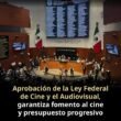 Aprobacion de la Ley Federal de Cine y el Audiovisual postal