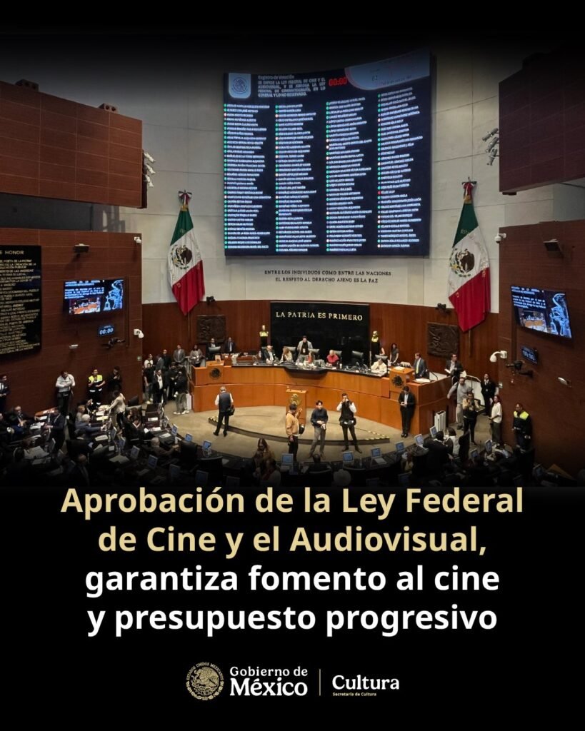 Aprobacion de la Ley Federal de Cine y el Audiovisual postal