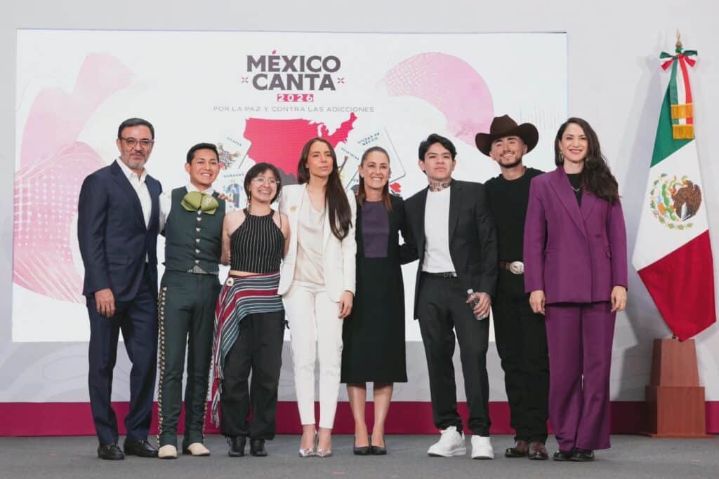 PRESIDENTA CLAUDIA SHEINBAUM PRESENTA SEGUNDA EDICION DE MEXICO CANTA POR LA PAZ Y CONTRA LAS ADICCIONES FOTOS.SC GERARDO LUNA4