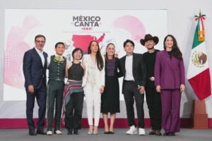 PRESIDENTA CLAUDIA SHEINBAUM PRESENTA SEGUNDA EDICION DE MEXICO CANTA POR LA PAZ Y CONTRA LAS ADICCIONES FOTOS.SC GERARDO LUNA4