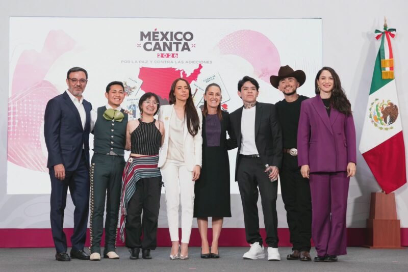 PRESIDENTA CLAUDIA SHEINBAUM PRESENTA SEGUNDA EDICION DE MEXICO CANTA POR LA PAZ Y CONTRA LAS ADICCIONES FOTOS.SC GERARDO LUNA4
