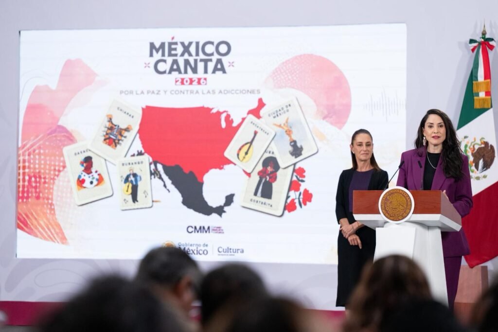PRESIDENTA CLAUDIA SHEINBAUM PRESENTA SEGUNDA EDICION DE MEXICO CANTA POR LA PAZ Y CONTRA LAS ADICCIONES FOTOS.SC GERARDO LUNA5