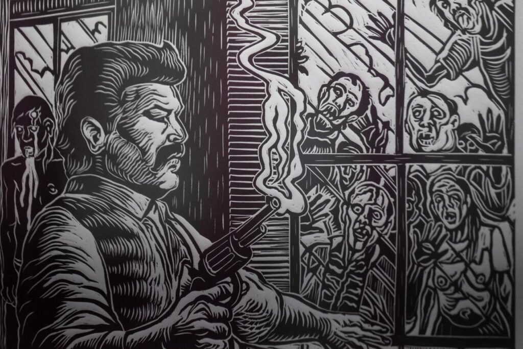 INAUGURA LA EXPOSICION POSADA. CARTOGRAFIA DE UN CRONISTA. Fotos Gerardo Luna SC 2
