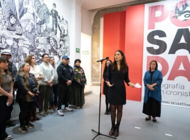 INAUGURA LA EXPOSICION POSADA. CARTOGRAFIA DE UN CRONISTA. Fotos Gerardo Luna SC 3
